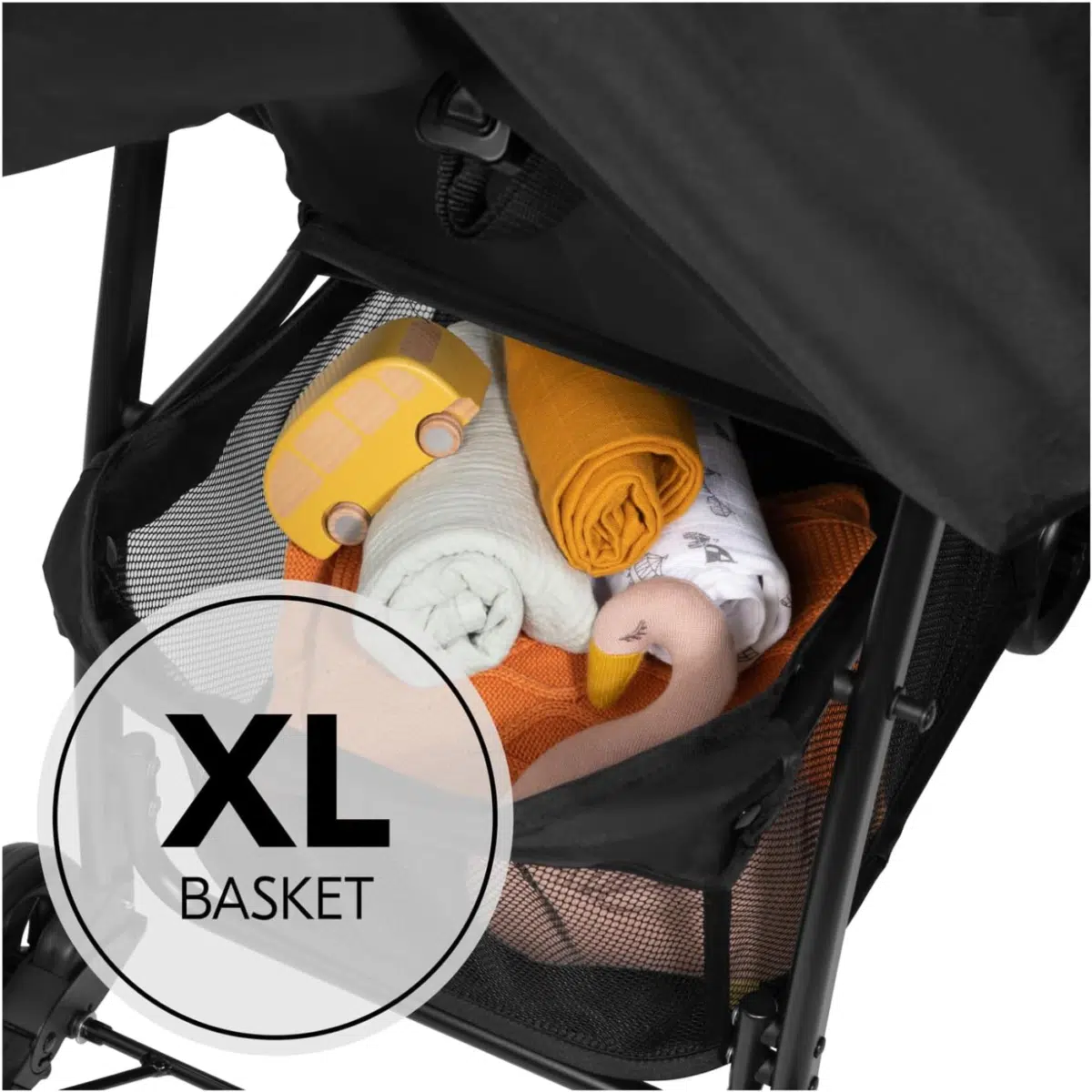Hauck Sport Lightweight Compact Pushchair - Rainbow Beige - Image 6