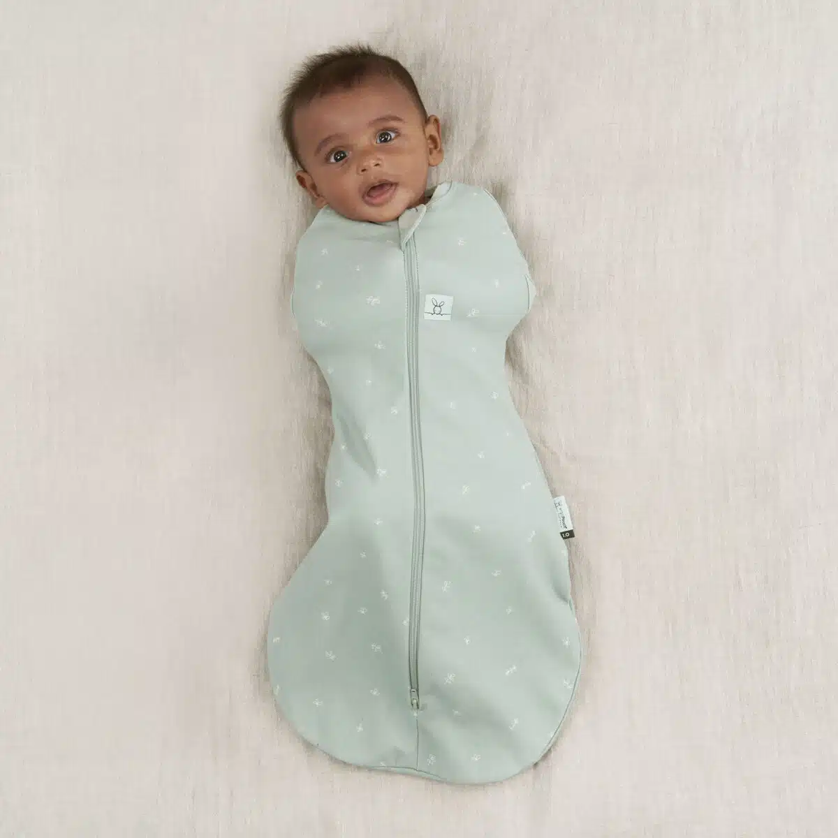 ergoPouch Organic All Year Cocoon Swaddle Sleeping Bag | 1.0 TOG | 3-6 months - Image 5