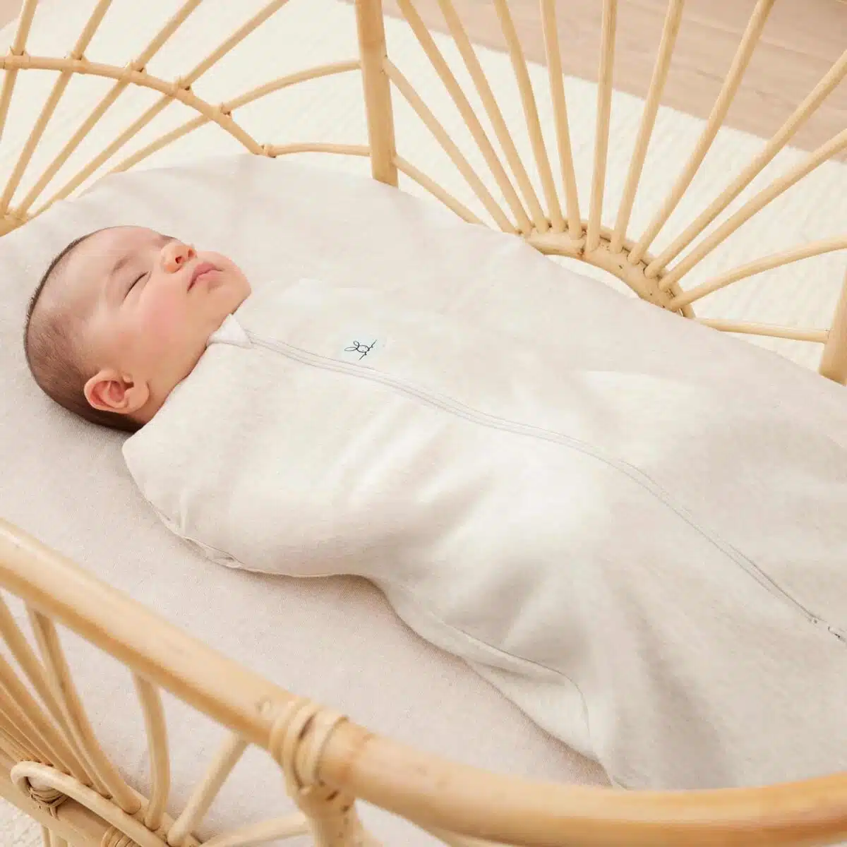 ergoPouch Organic All Year Cocoon Swaddle Sleeping Bag | 1.0 TOG | 3-6 months - Image 8