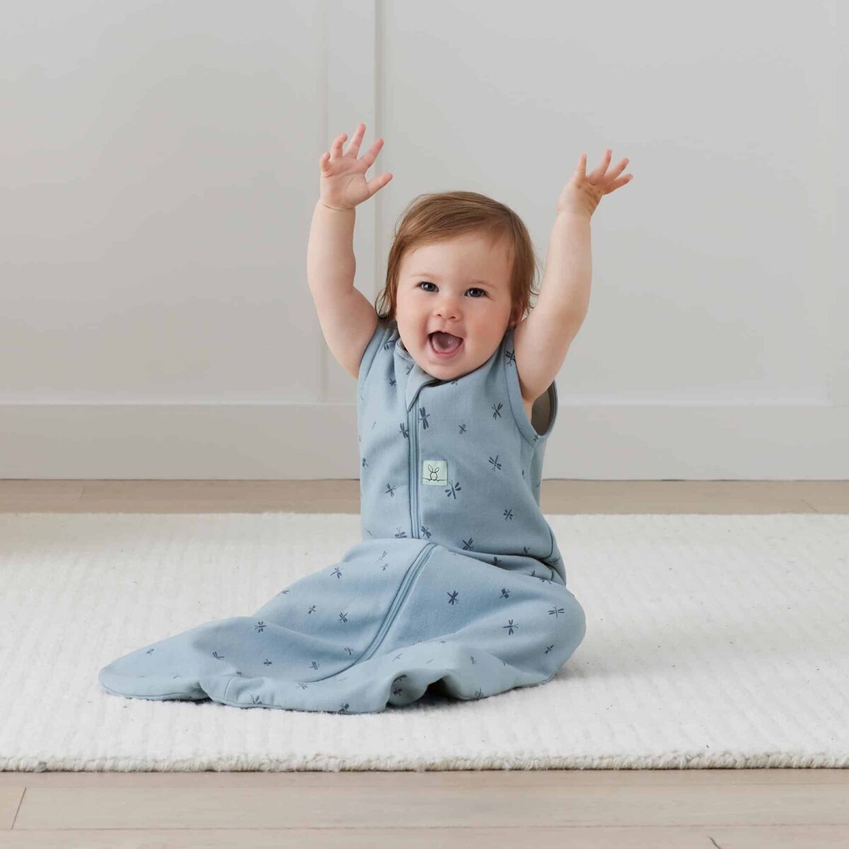 ergoPouch Organic All Year Jersey Sleeping Bag | 1.0 TOG | 8-24 months - Image 2