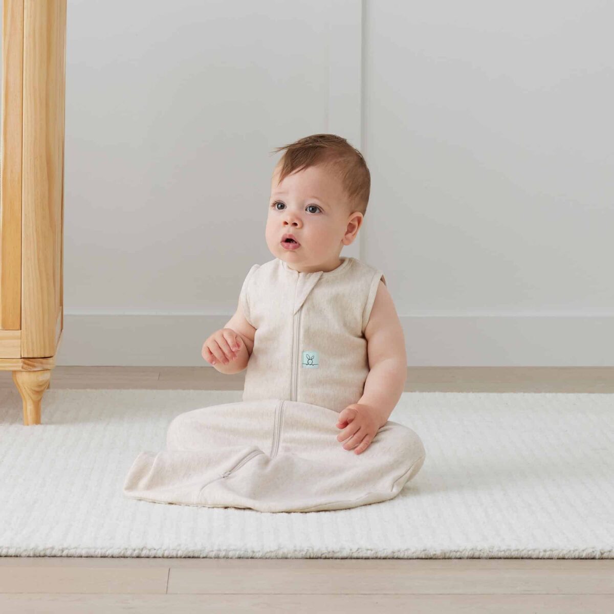 ergoPouch Organic All Year Jersey Sleeping Bag | 1.0 TOG | 8-24 months - Image 4