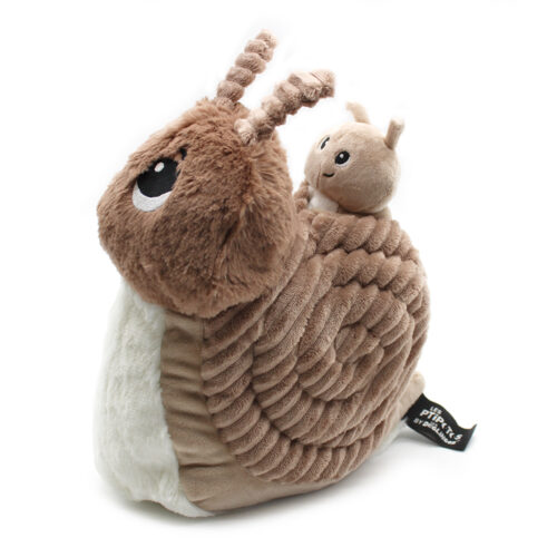 Les Ptipotos Plush Cuddly Toy - Sophie the Snail Mum and Baby