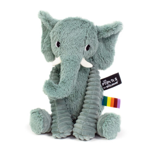 Les Ptipotos Plush Cuddly Toy - Eddie the Elephant