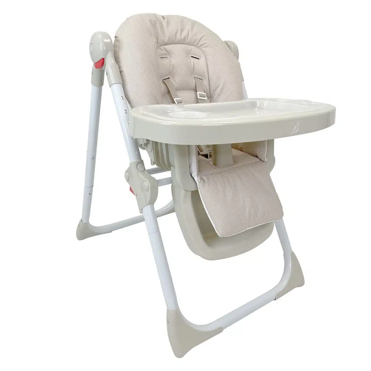 My Babiie MBHC8 Billie Faiers Premium Highchair  - Oatmeal Herringbone