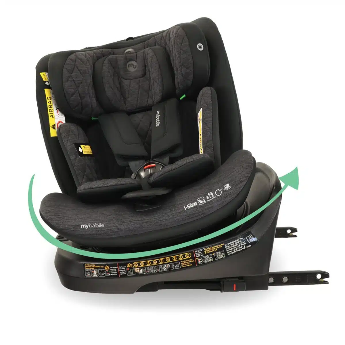 My Babiie MBCSSPINTT i-Size 360° Spin Car Seat - Image 2
