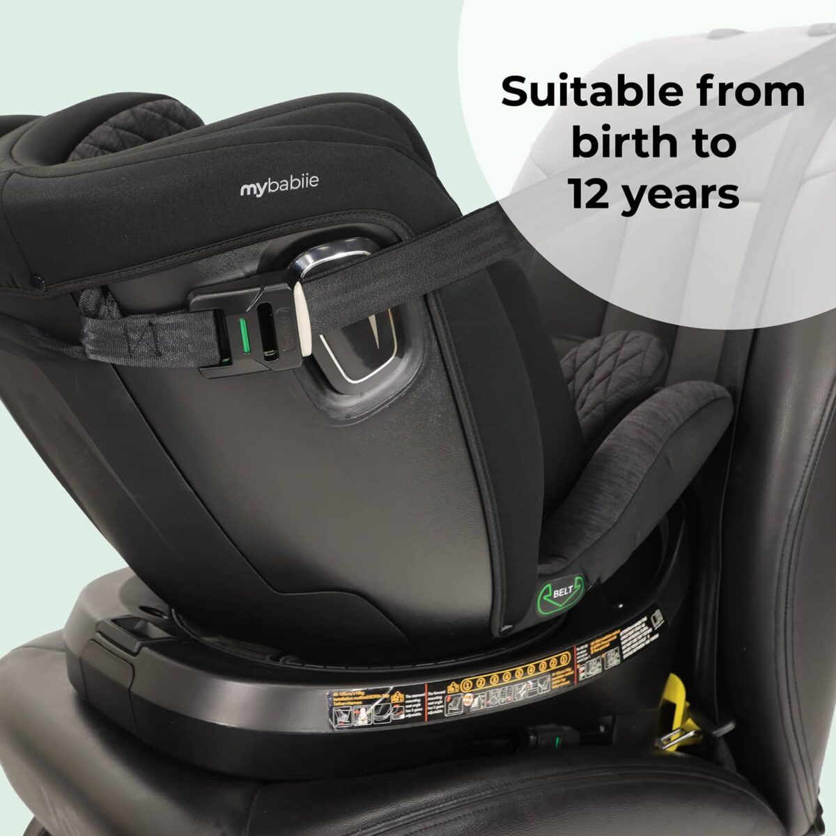 My Babiie MBCSSPINTT i-Size 360° Spin Car Seat - Image 3