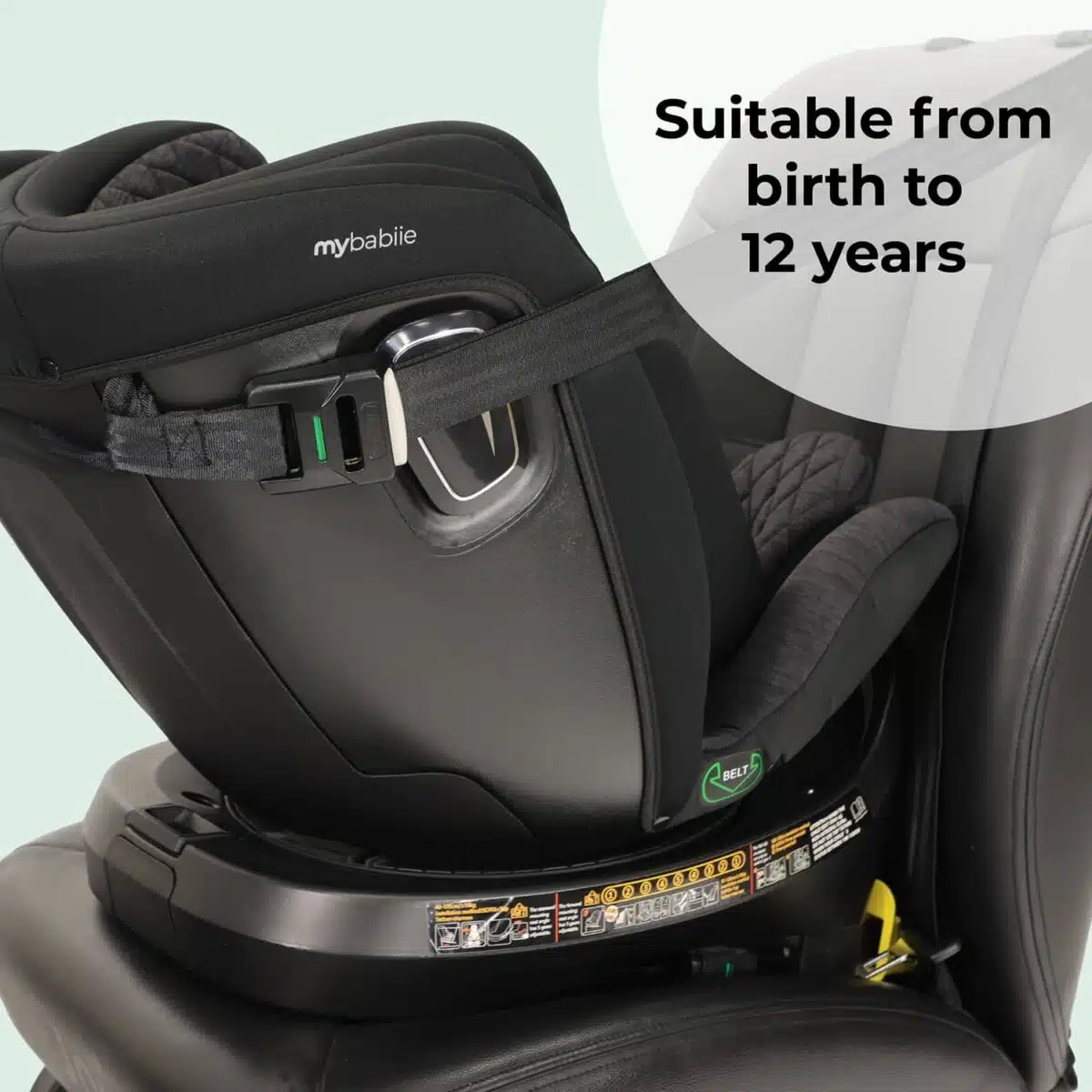 My Babiie MBCSSPINTT i-Size 360° Spin Car Seat - Image 3