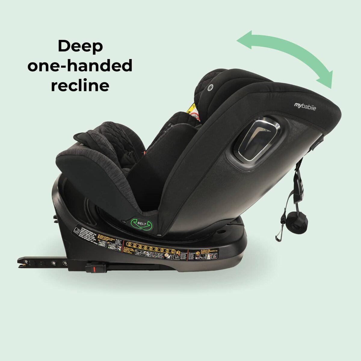 My Babiie MBCSSPINTT i-Size 360° Spin Car Seat - Image 6