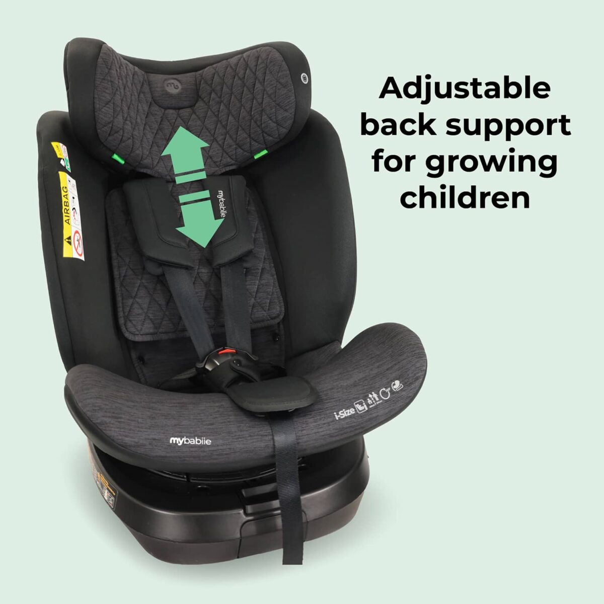 My Babiie MBCSSPINTT i-Size 360° Spin Car Seat - Image 7