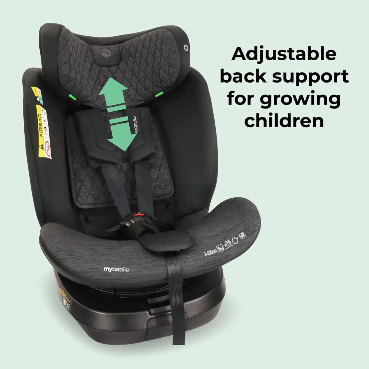 My Babiie MBCSSPINTT i-Size 360° Spin Car Seat - Image 7