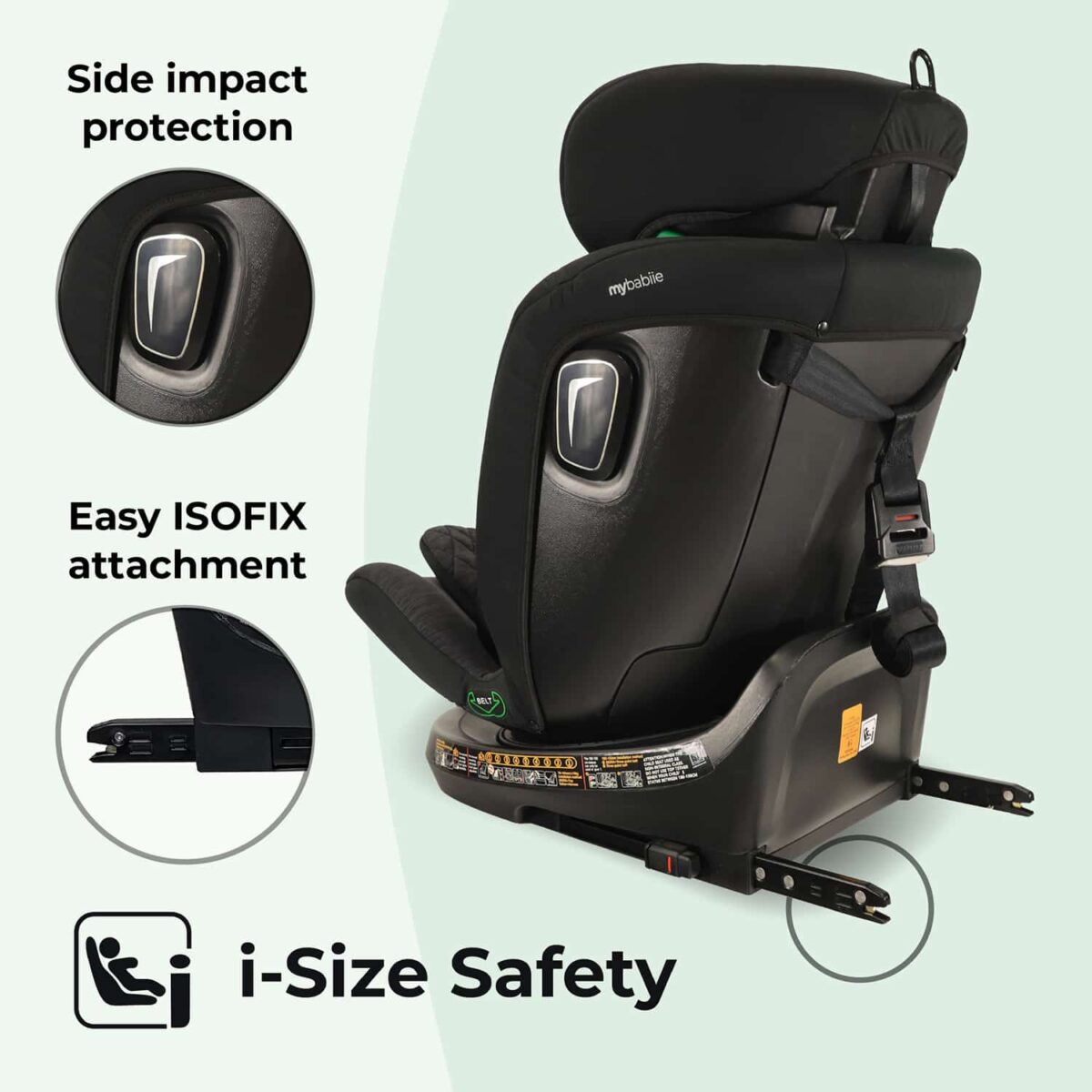 My Babiie MBCSSPINTT i-Size 360° Spin Car Seat - Image 8