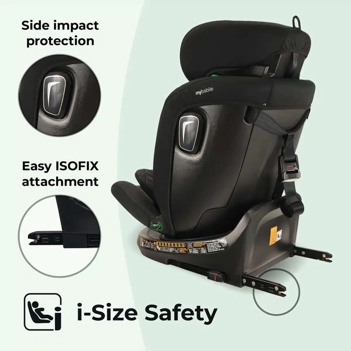 My Babiie MBCSSPINTT i-Size 360° Spin Car Seat - Image 8