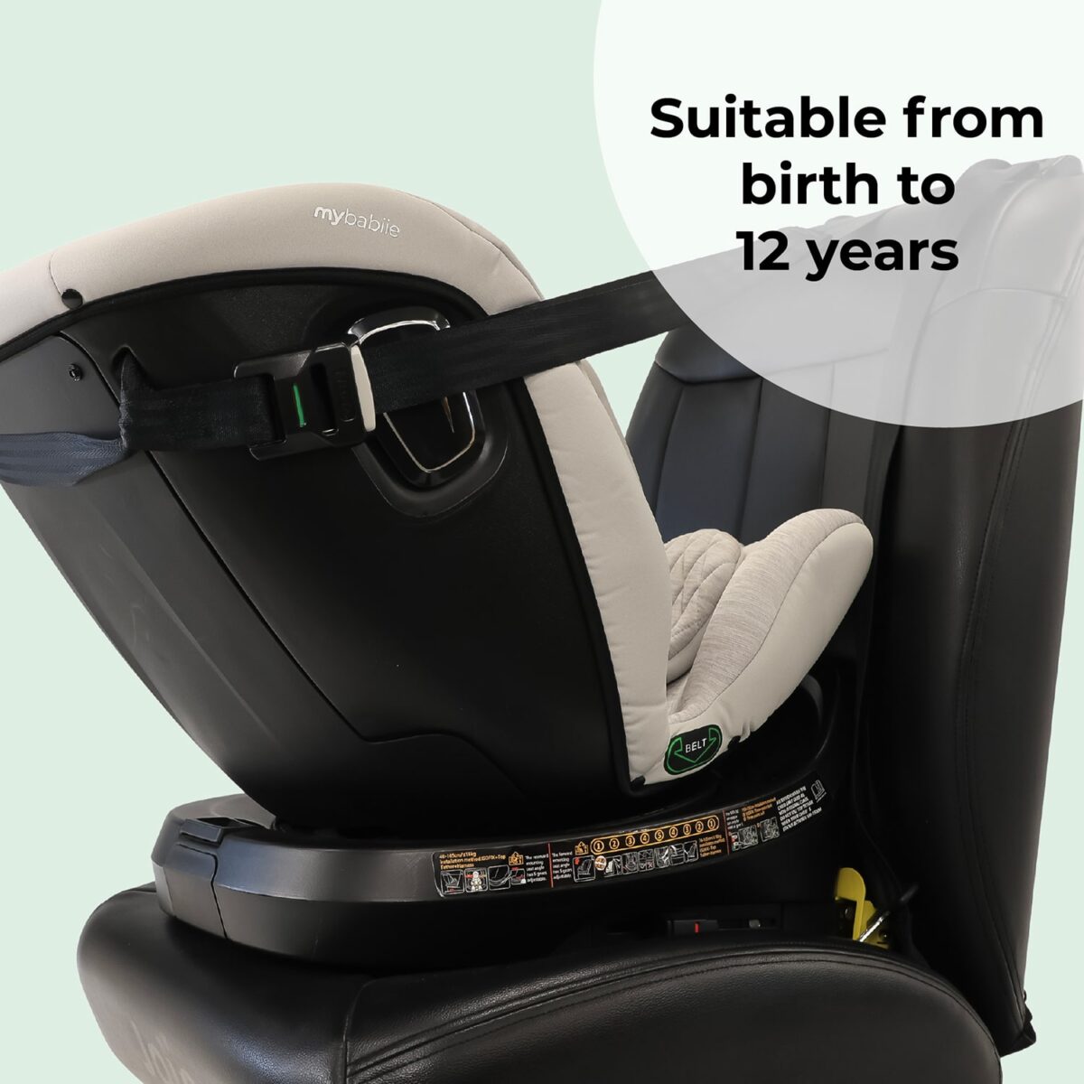 My Babiie MBCSSPINTT i-Size 360° Spin Car Seat - Image 12