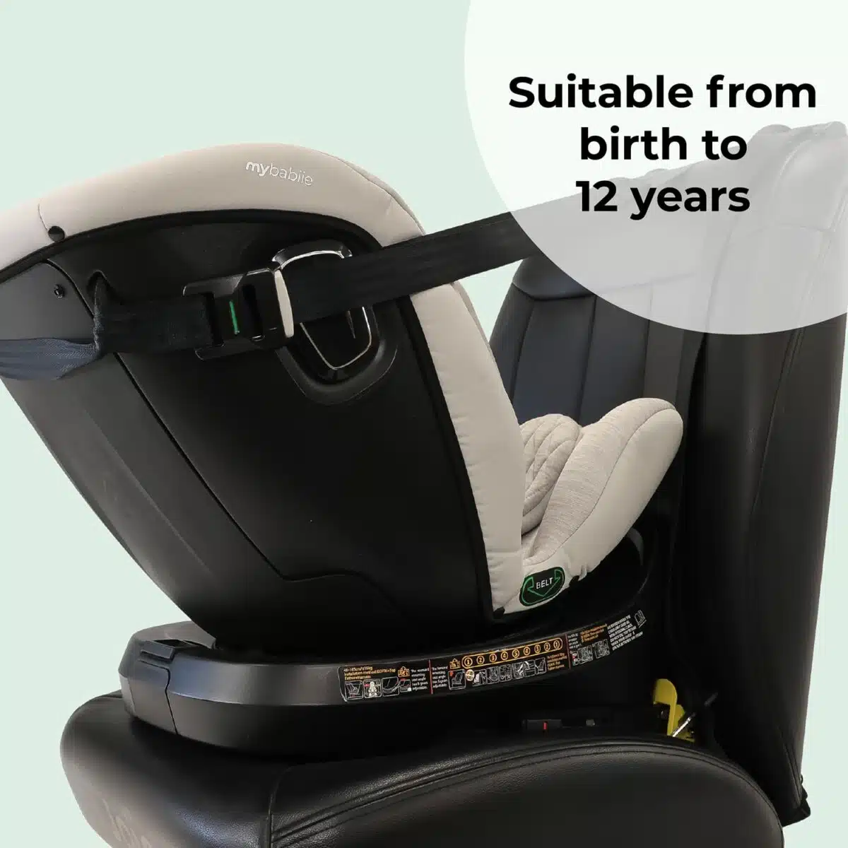 My Babiie MBCSSPINTT i-Size 360° Spin Car Seat - Image 12