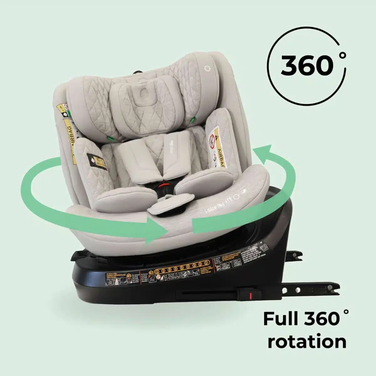 My Babiie MBCSSPINTT i-Size 360° Spin Car Seat - Image 11