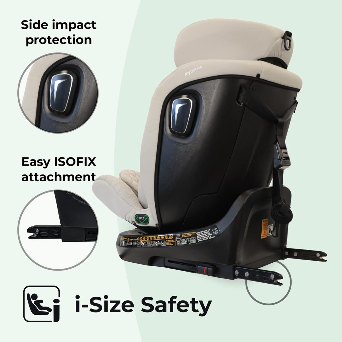 My Babiie MBCSSPINTT i-Size 360° Spin Car Seat - Image 16