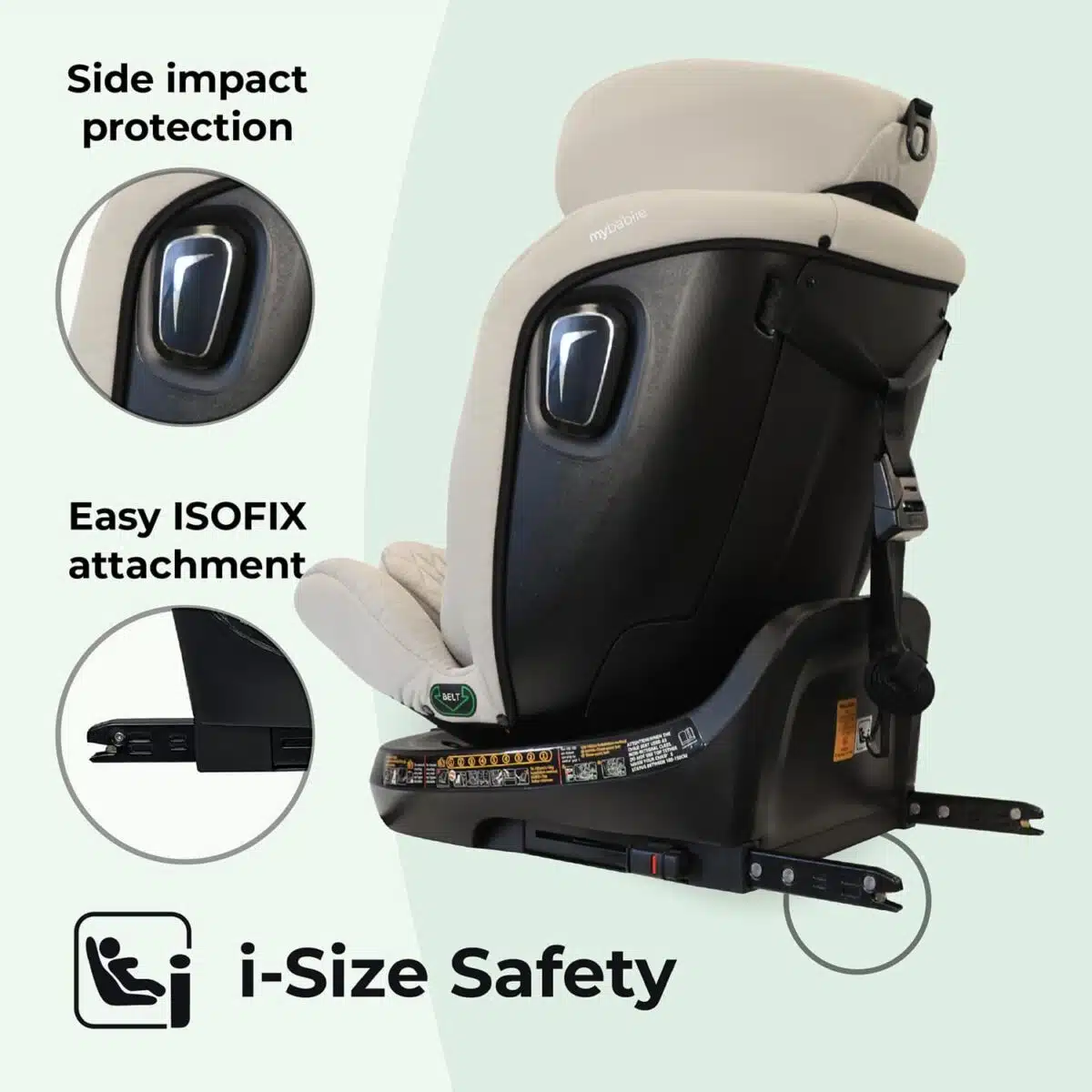 My Babiie MBCSSPINTT i-Size 360° Spin Car Seat - Image 16