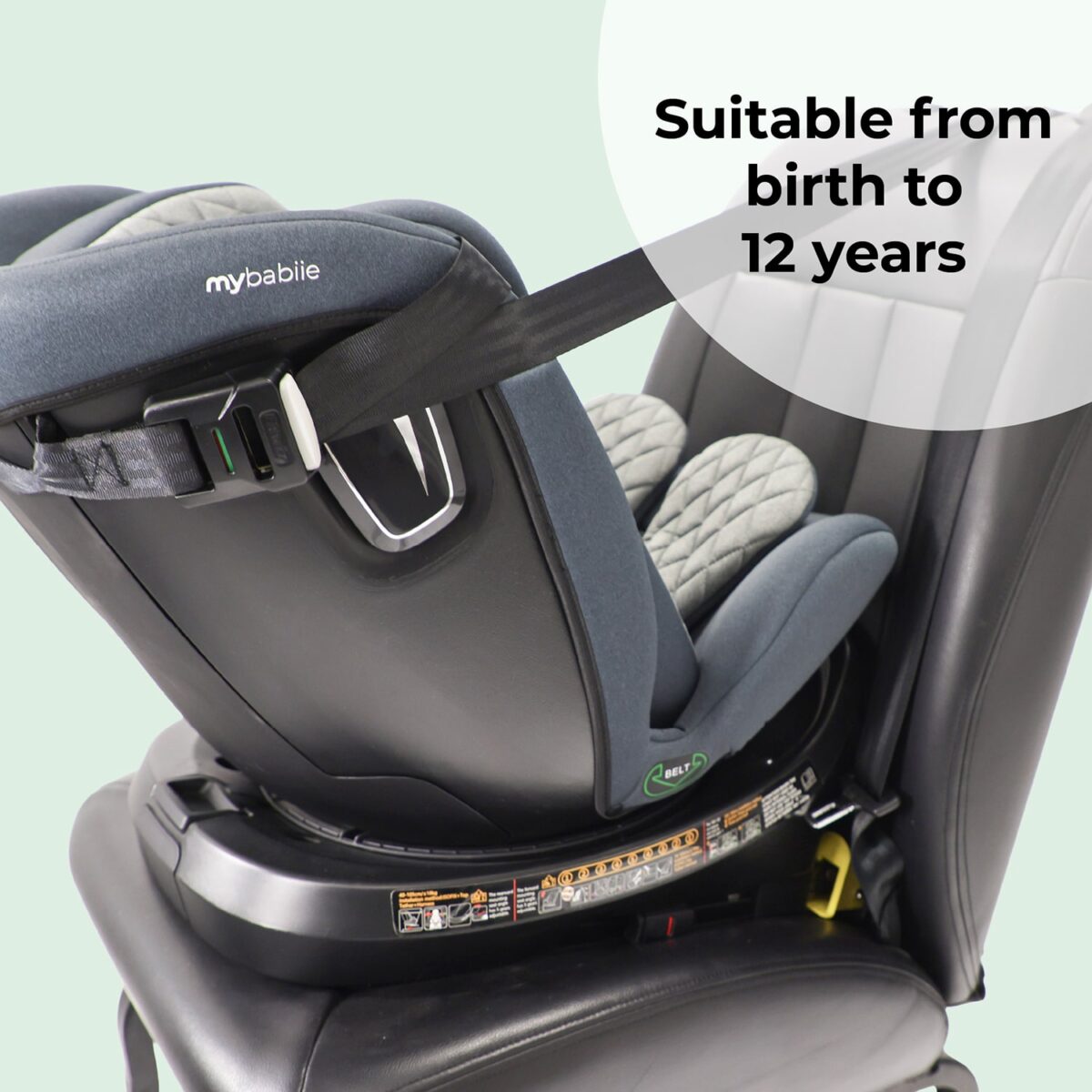 My Babiie MBCSSPINTT i-Size 360° Spin Car Seat - Image 19