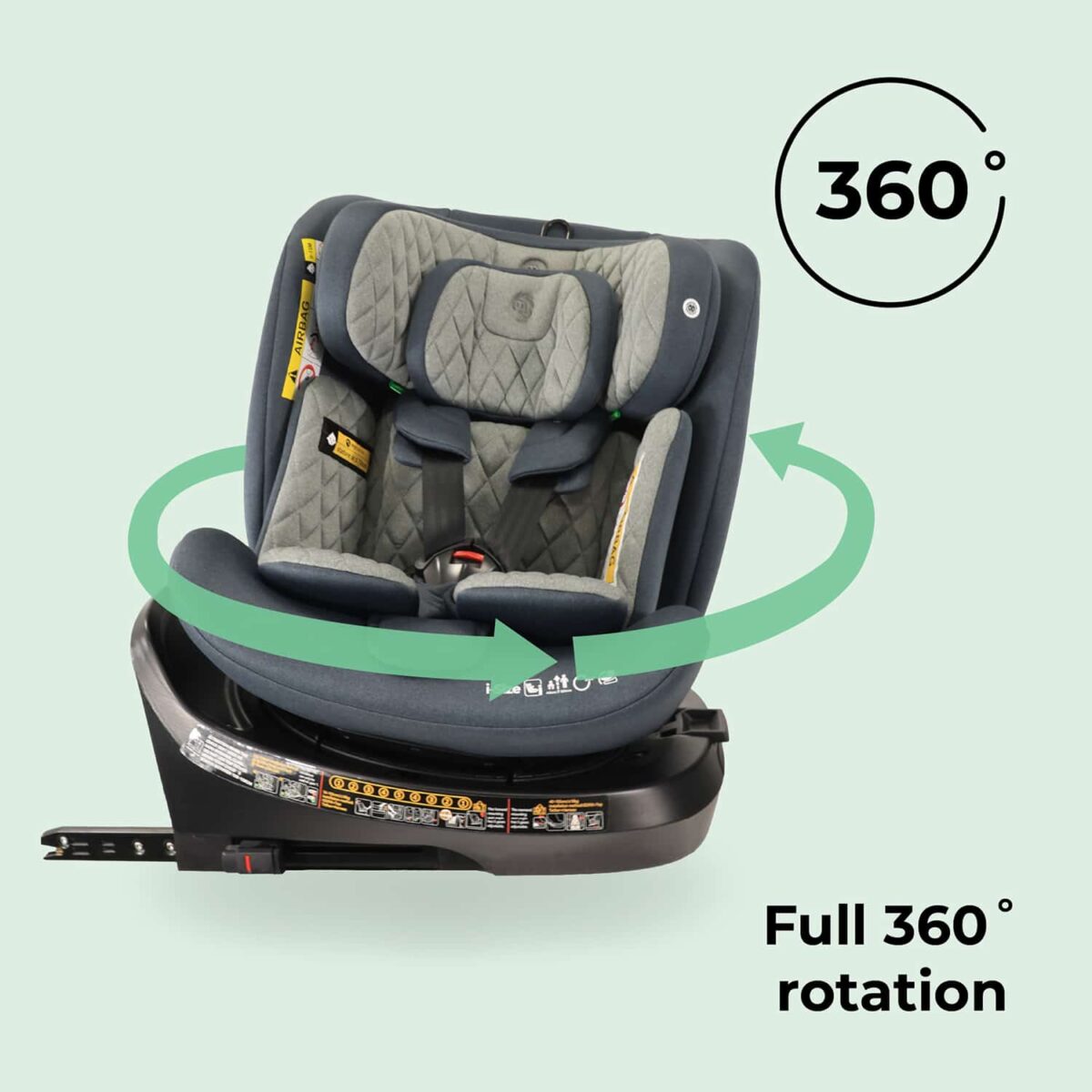My Babiie MBCSSPINTT i-Size 360° Spin Car Seat - Image 20
