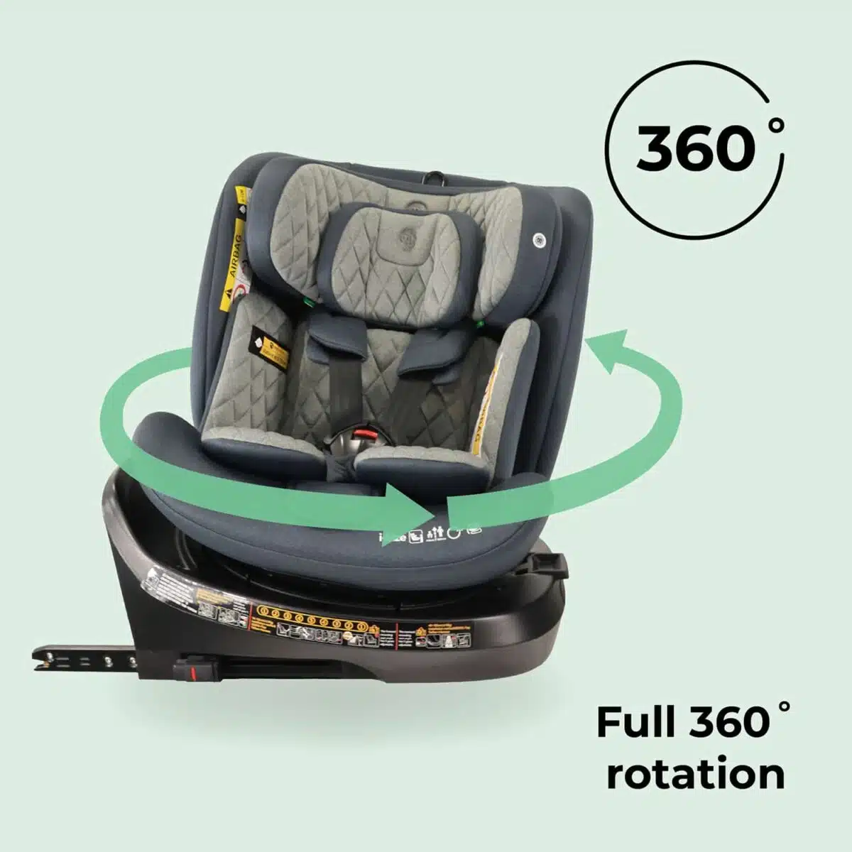 My Babiie MBCSSPINTT i-Size 360° Spin Car Seat - Image 20