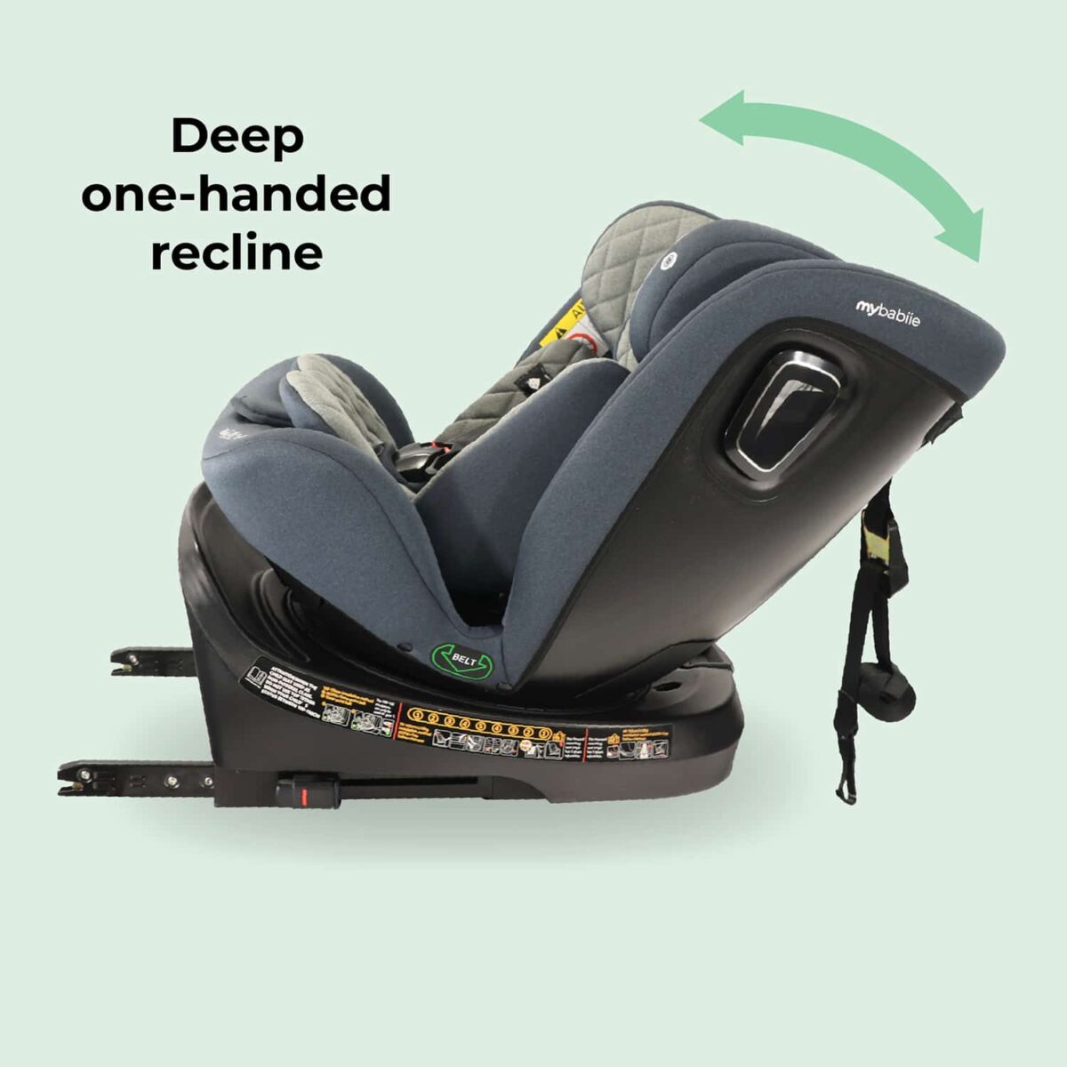My Babiie MBCSSPINTT i-Size 360° Spin Car Seat - Image 22