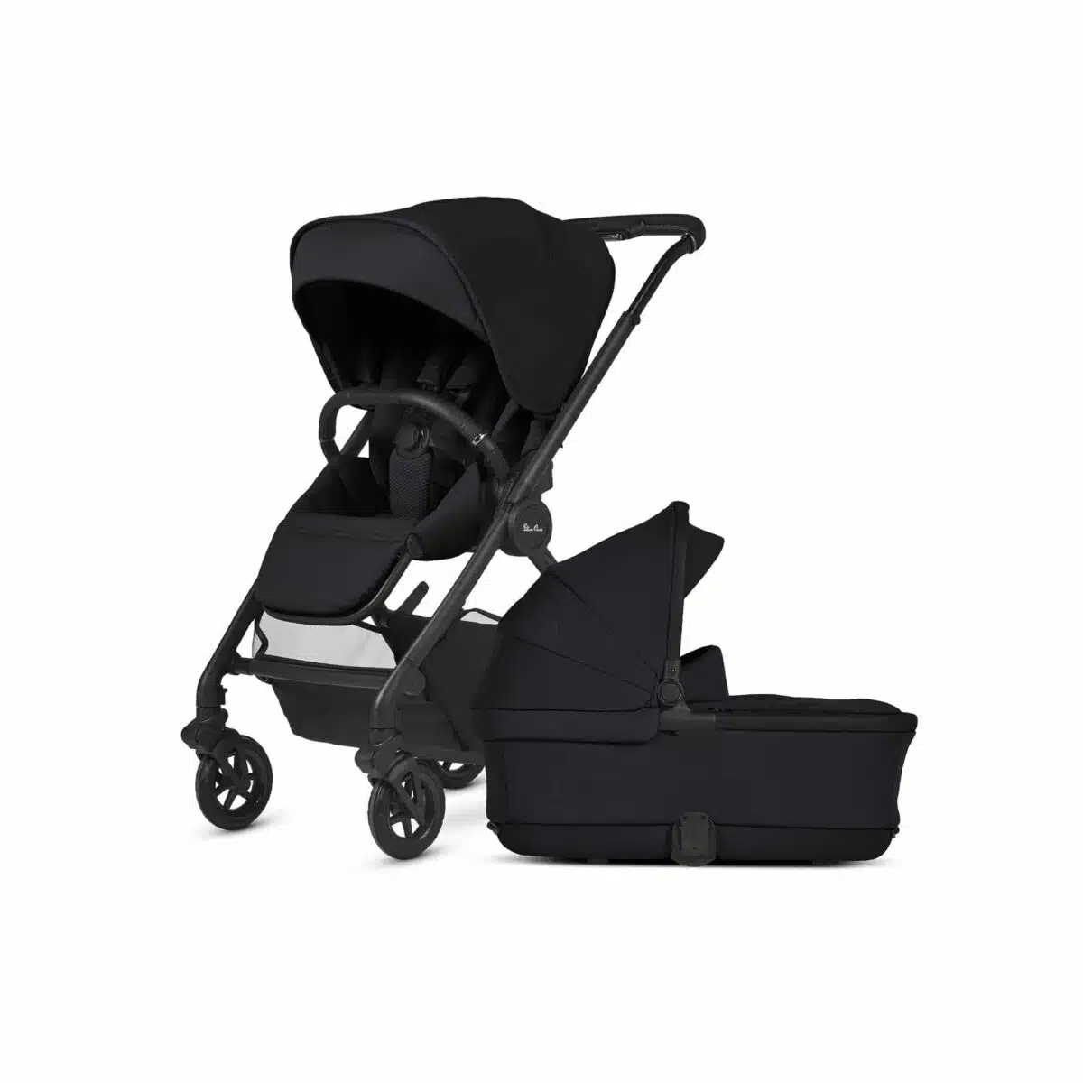 Silver Cross Dune 2 Pushchair with First Bed Folding Carrycot