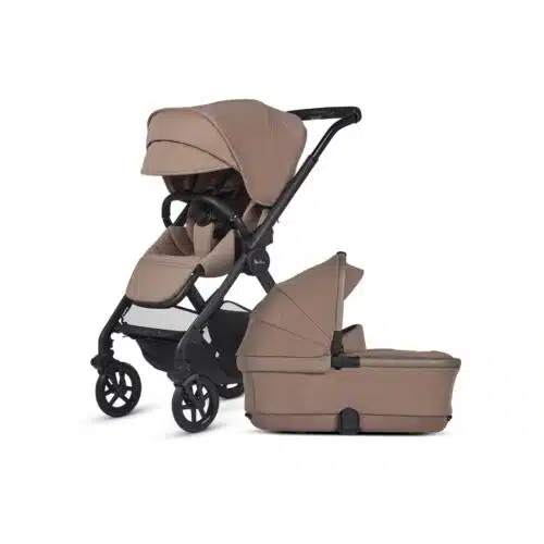 Silver Cross Reef 2 Pushchair with First Bed Folding Carrycot in Mocha