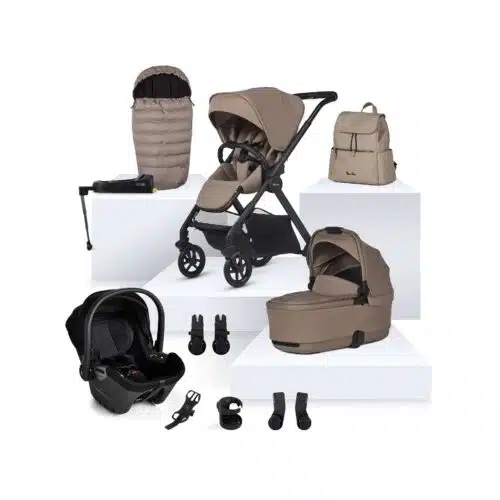 Silver Cross Reef 2 Ultimate Travel System Bundle with Dream Car Seat and ISOFIX Base