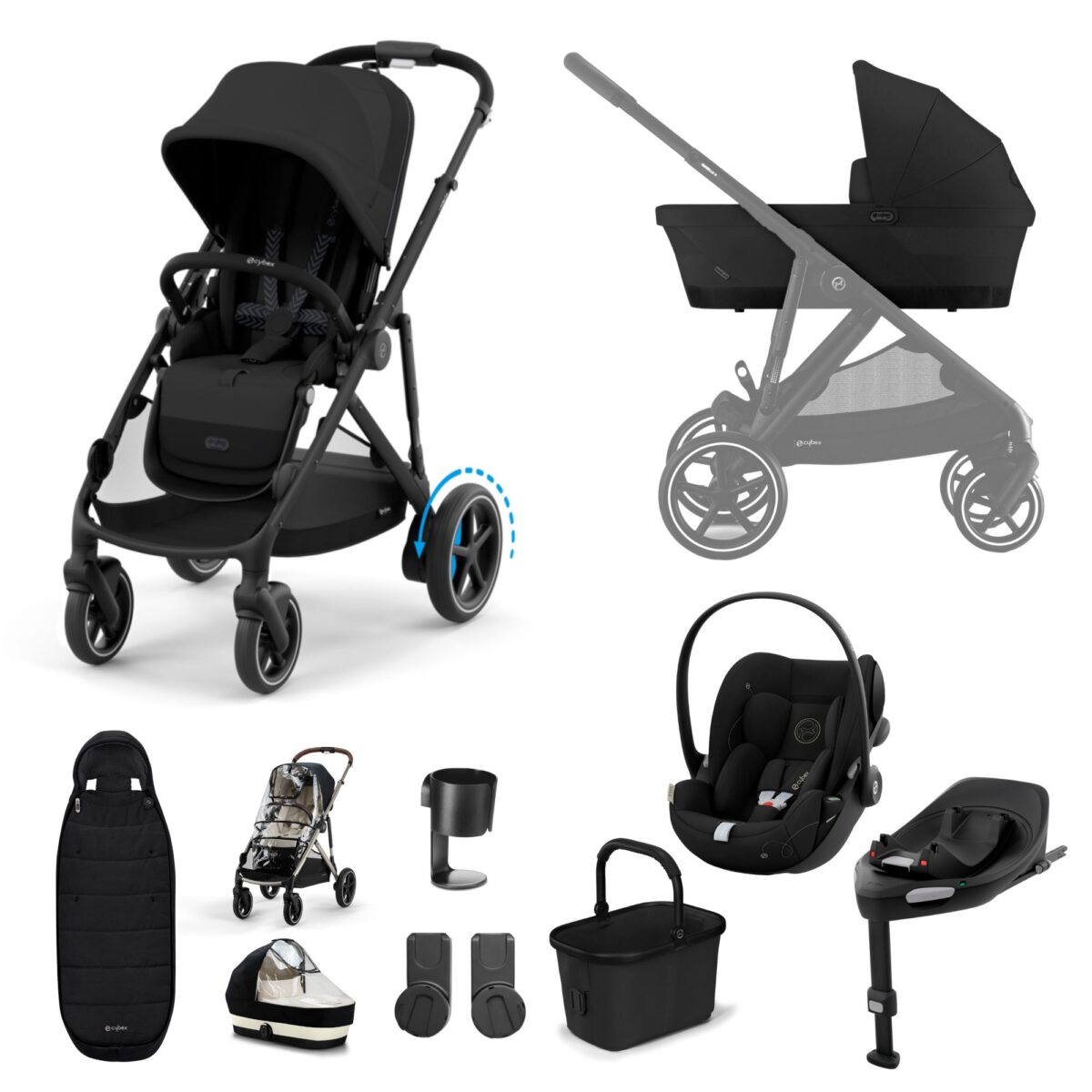 GAZELLE S MOON BLACK BUNDLE CLOUD G i-SIZE