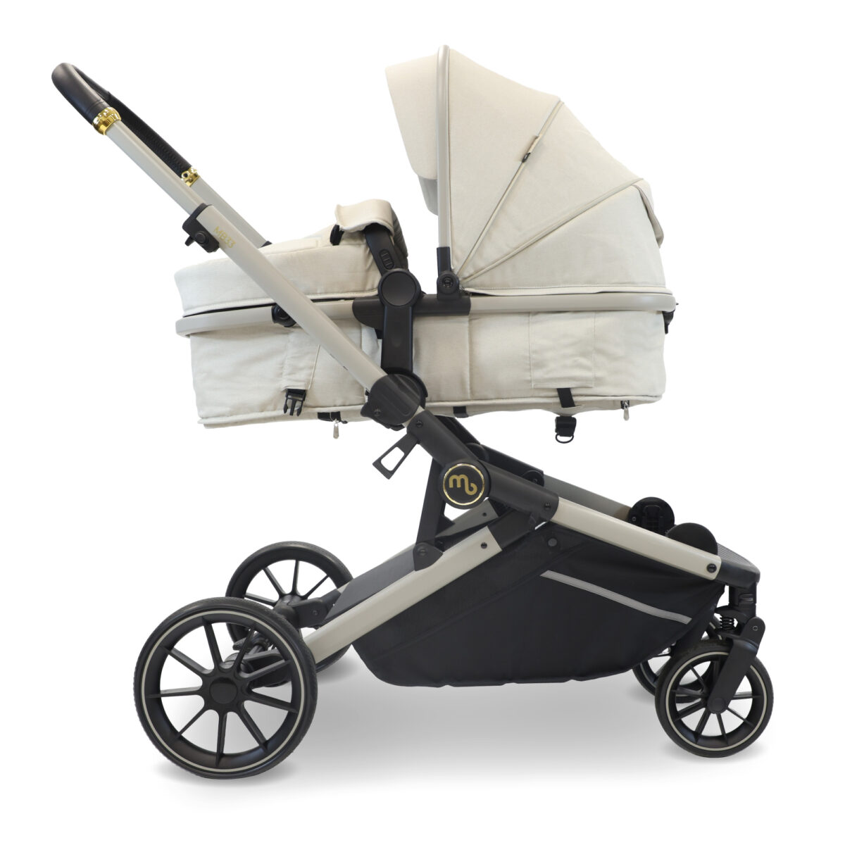 My Babiie MB33 Tandem Pushchair - Ivory - Image 5