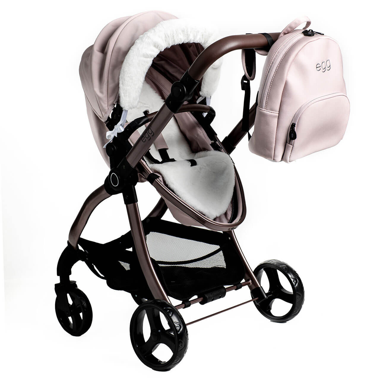 Roma egg Dolls Pram Bag Hush Violet Olivers BabyCare