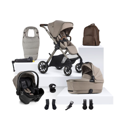 Silver Cross Reef 2 Special Edition Ultimate Travel System with Dream Car Seat & Base in Frappe