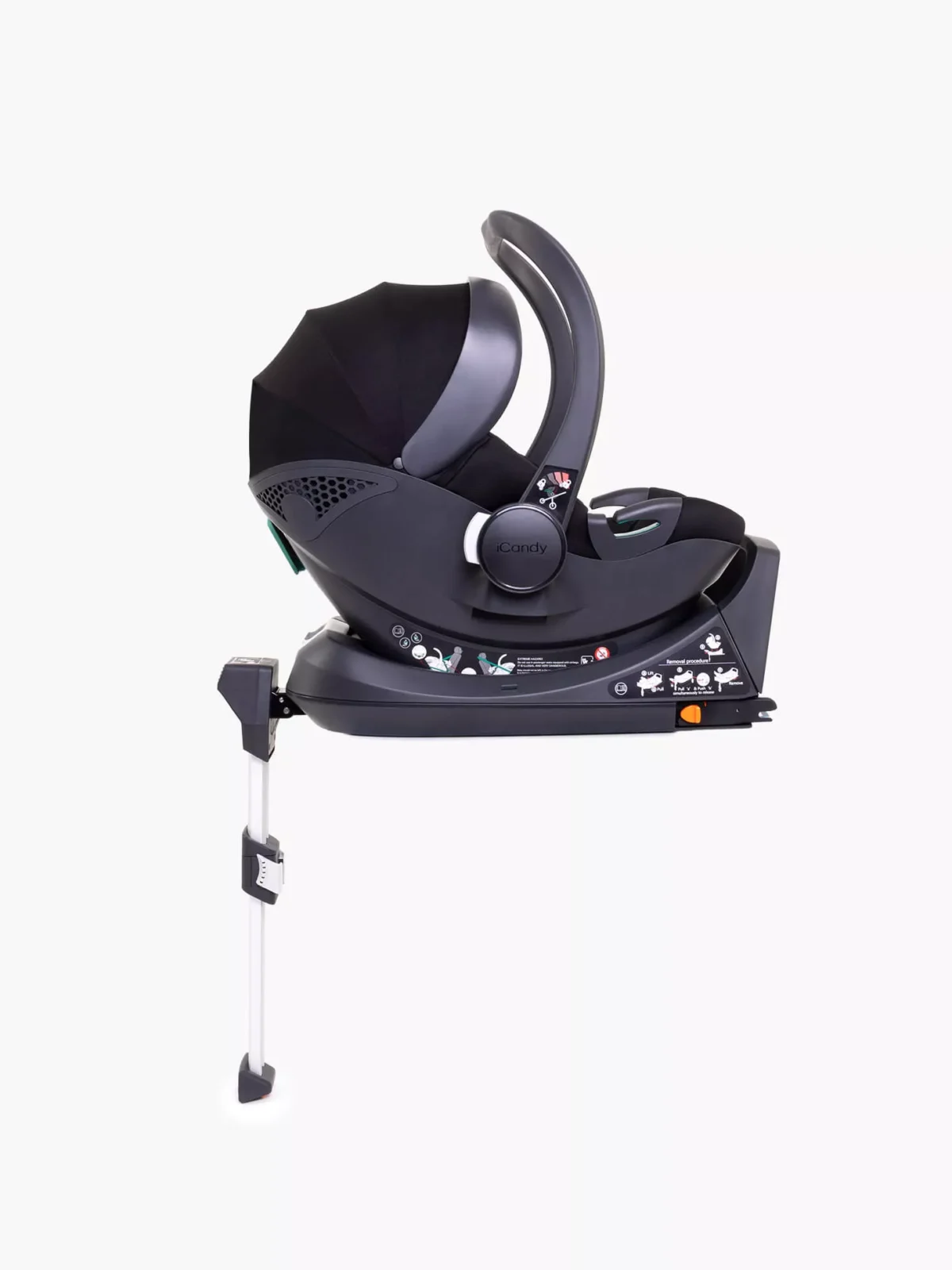 iCandy Peach 7 All-Terrain Storm Pushchair and Carrycot - Complete Car Seat Bundle - Image 8