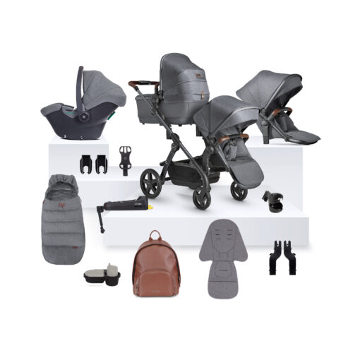 Silver Cross Wave 3 Single To Double Ultimate Travel System