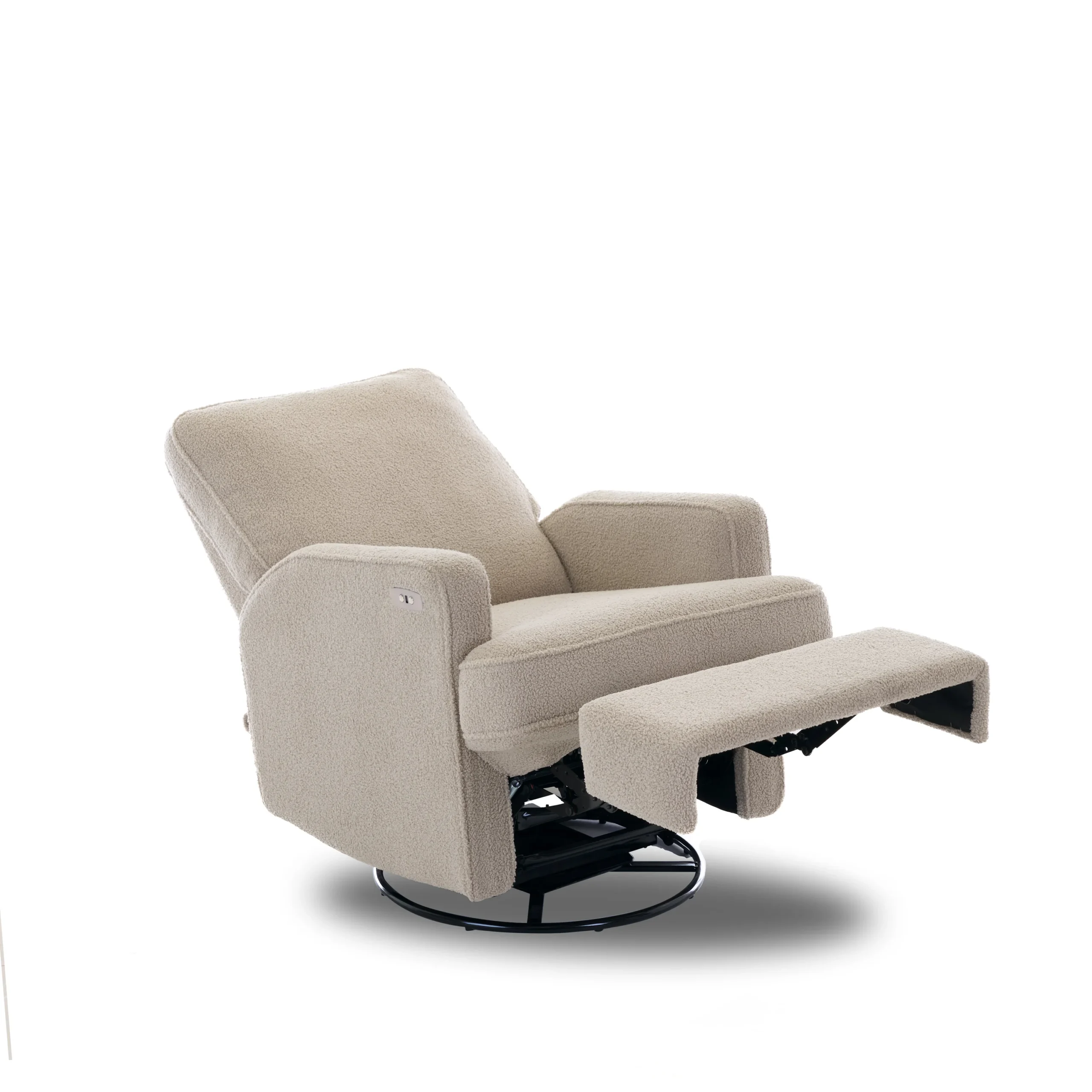 Obaby Madison Electric Swivel Recliner Chair – Plush Functional