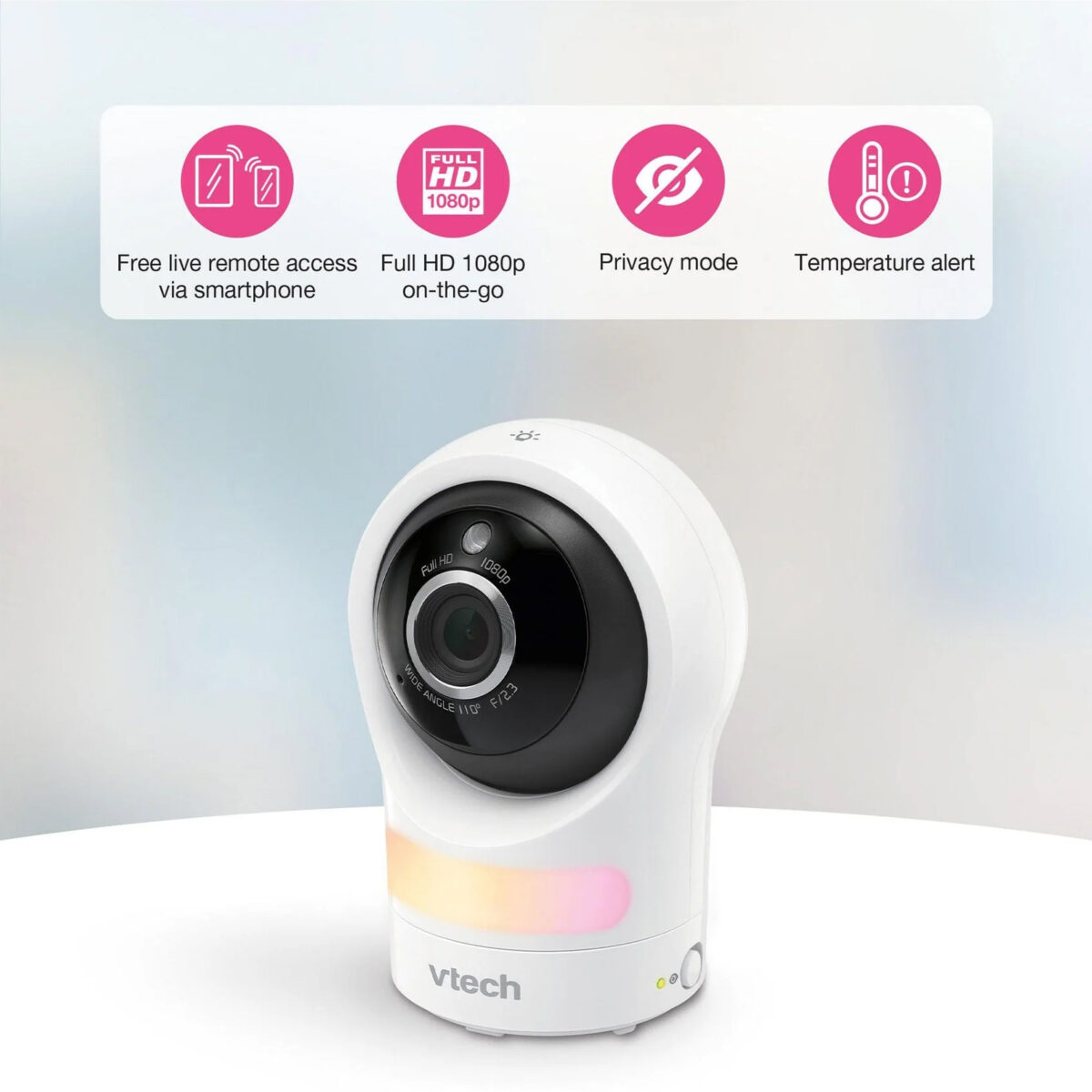 VTech RM9761 Wi-Fi 1080p Pan & Tilt Baby Camera Features