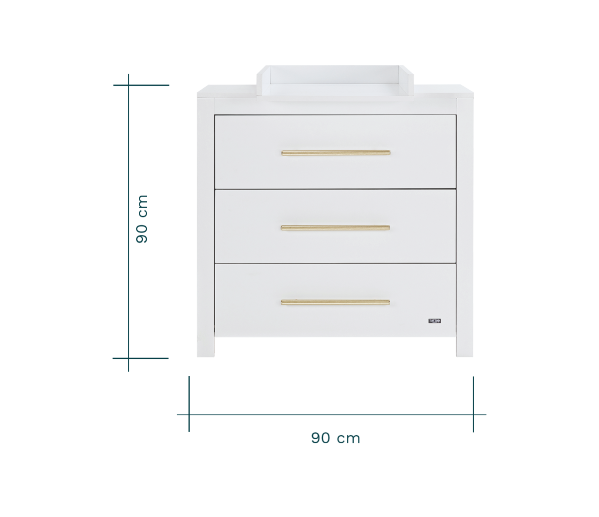 Tutti Bambini Tivoli Chest Changer - White - Image 6