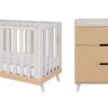 Tutti Bambini Hygge Mini 2 Piece Nursery Furniture Set - White