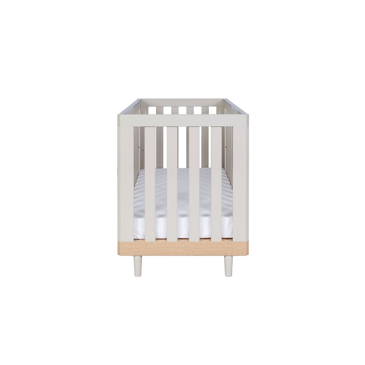 Tutti Bambini Hygge Mini 2 Piece Nursery Furniture Set - White/Light Oak - Image 7