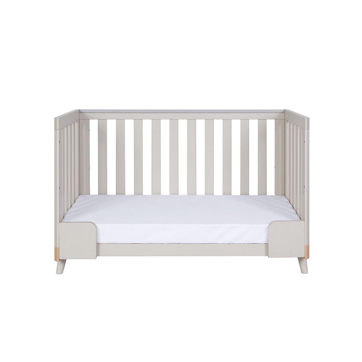 Tutti Bambini Hygge Mini 2 Piece Nursery Furniture Set - White/Light Oak - Image 12