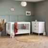 Obaby Maya 2 Piece Nursery Furniture Room Set - Nordic White