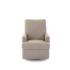obaby madison swivel glider recliner chair teddy fabric truffle 5