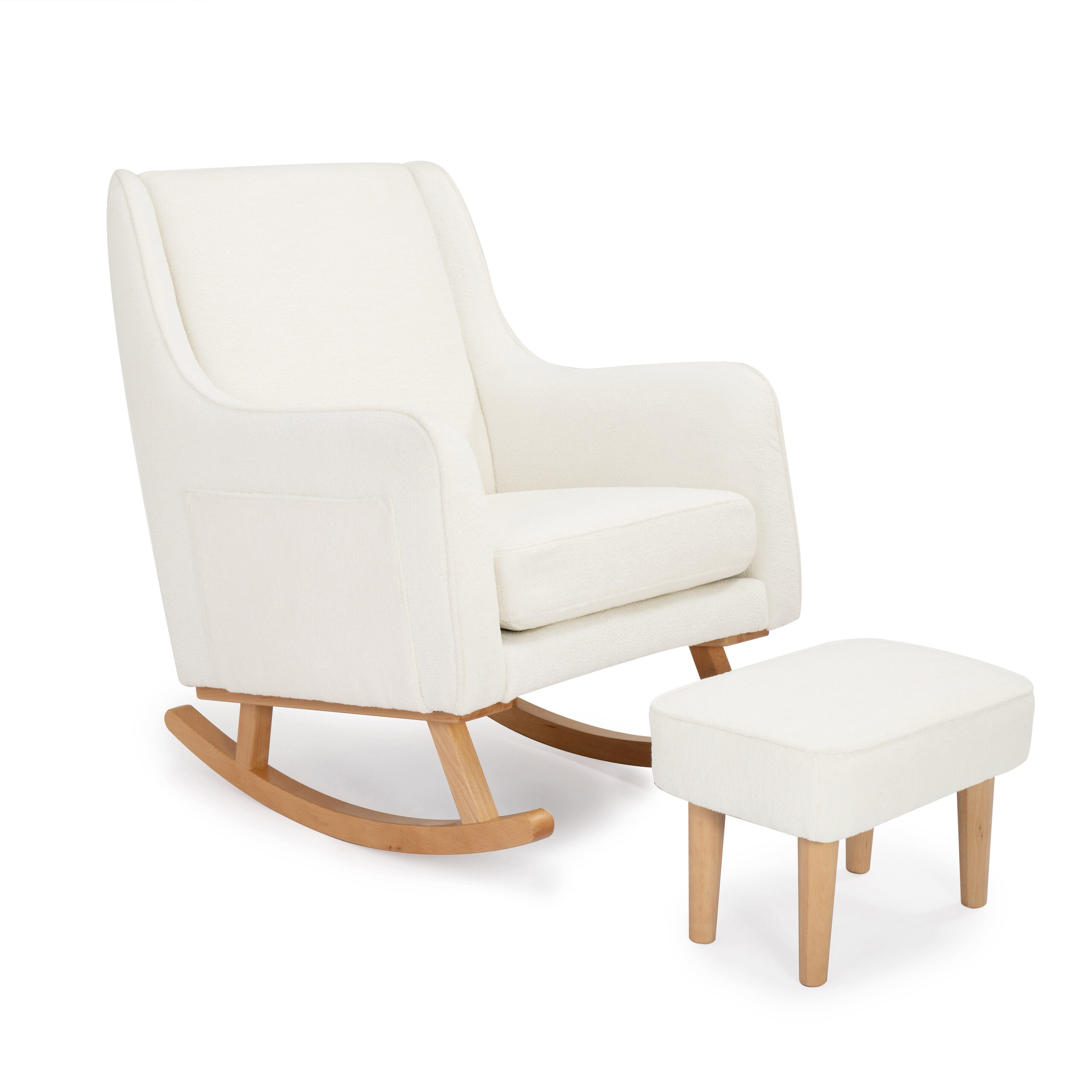 Nursing chair with stool hotsell