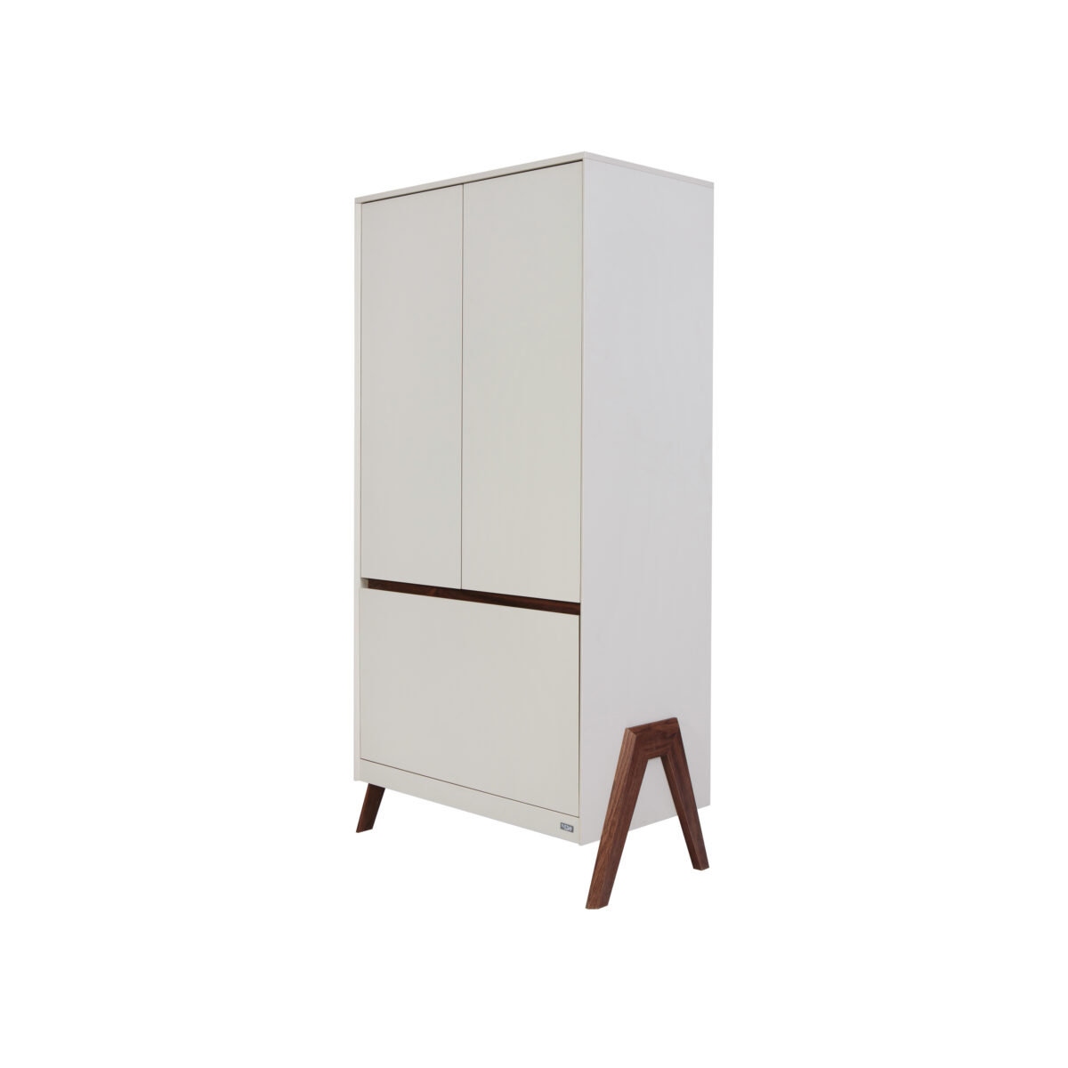 Fuori 3 Pc Room Set - White Sand & Warm Walnut 9
