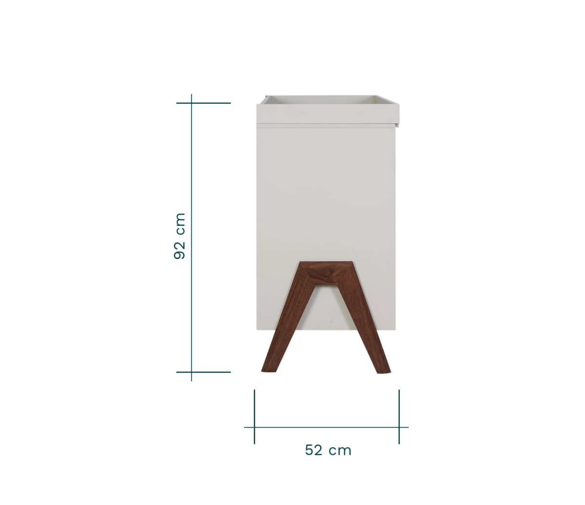 Fuori Chest Changer - White Sand & Warm Walnut 5
