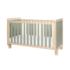 Kuba Cot Bed in Pickled Oak & Sage Weave 17