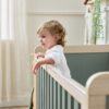 Kuba Cot Bed in Pickled Oak & Sage Weave 4