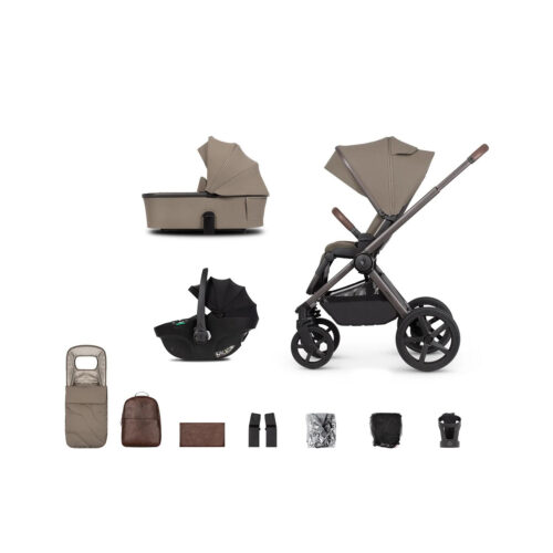 Venicci Upline 2 Special Edition Travel System with Tiago Car Seat – Powder