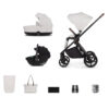 Venicci Claro Travel System with Tiago Car Seat - Vanilla