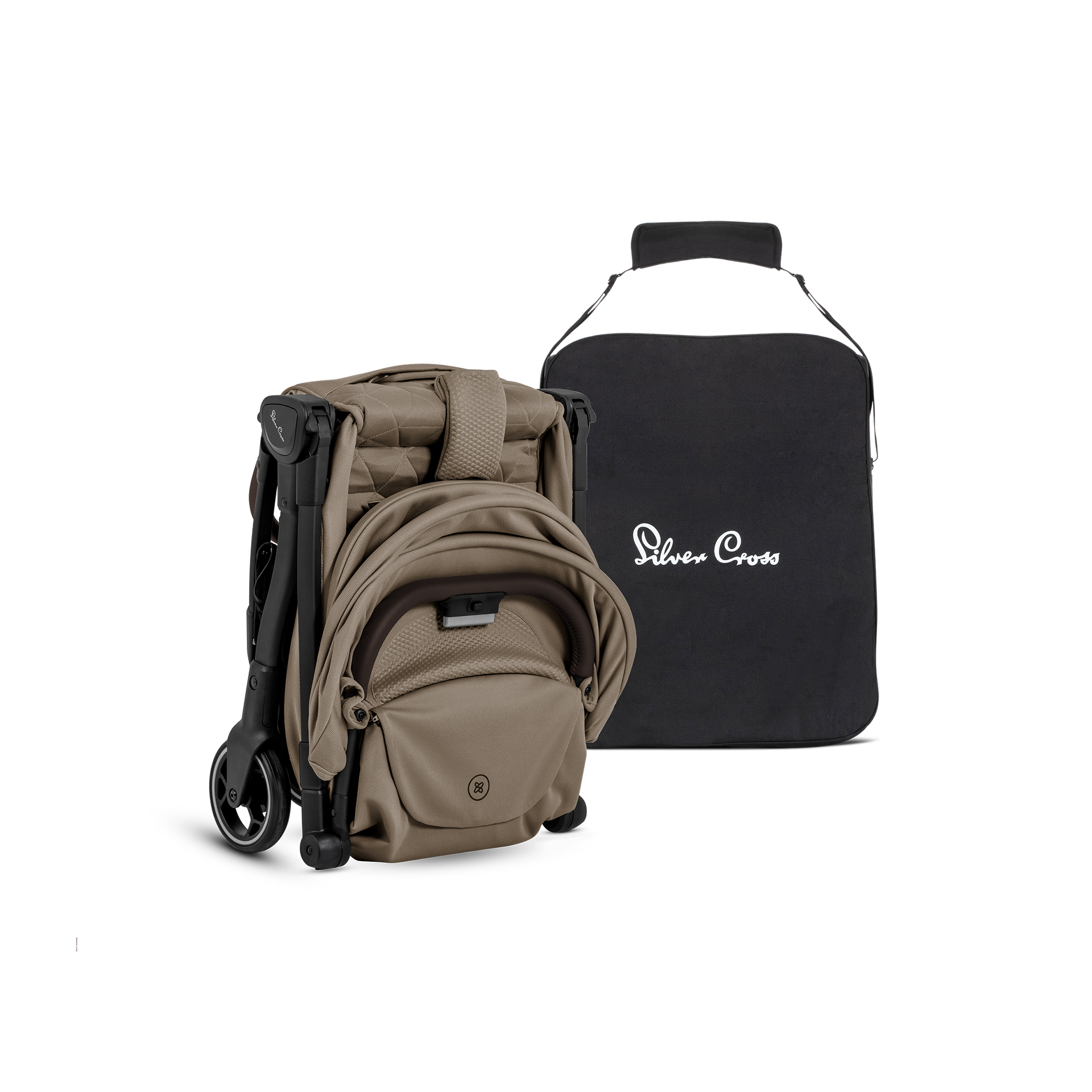 Silver Cross Clic 2 Stroller with Silver Cross Universal Footmuff | Cobble - Image 7